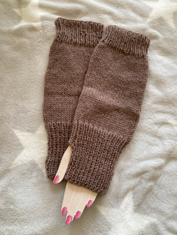 ほぼ新品 kapital アイヌ 手袋 ハンドウォーマー アームカバー ミトン