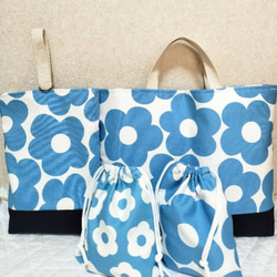 花柄（黒）トートバッグ トートバッグ kumi 通販 18502521｜Creema