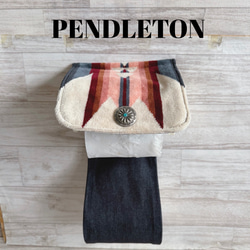 送料無料！No.2287.ペンドルトンのリメイクボックスティッシュケース