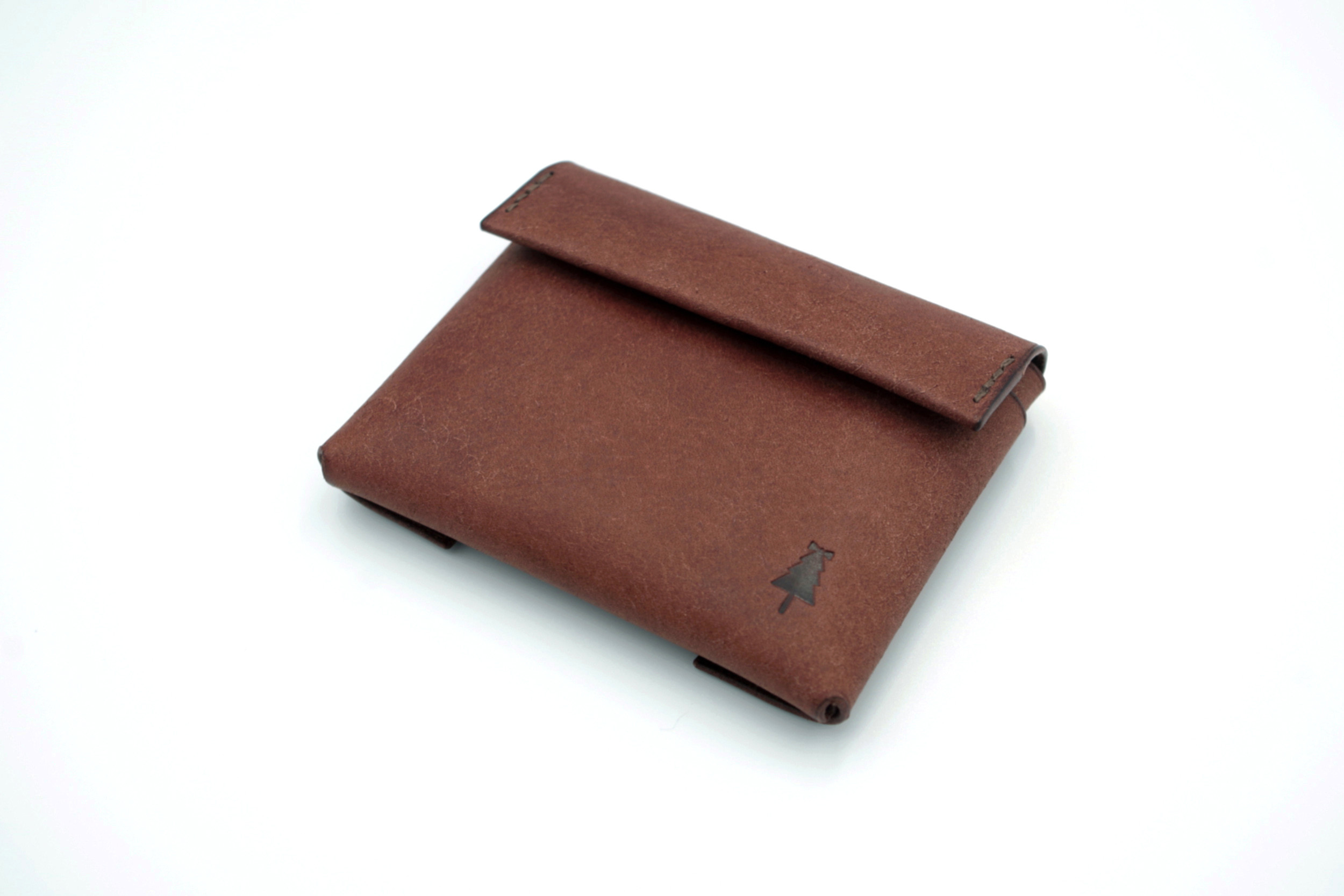 【受注生産】コンパクトウォレット　イタリアンレザー／チョコ　-ORIGIN series-