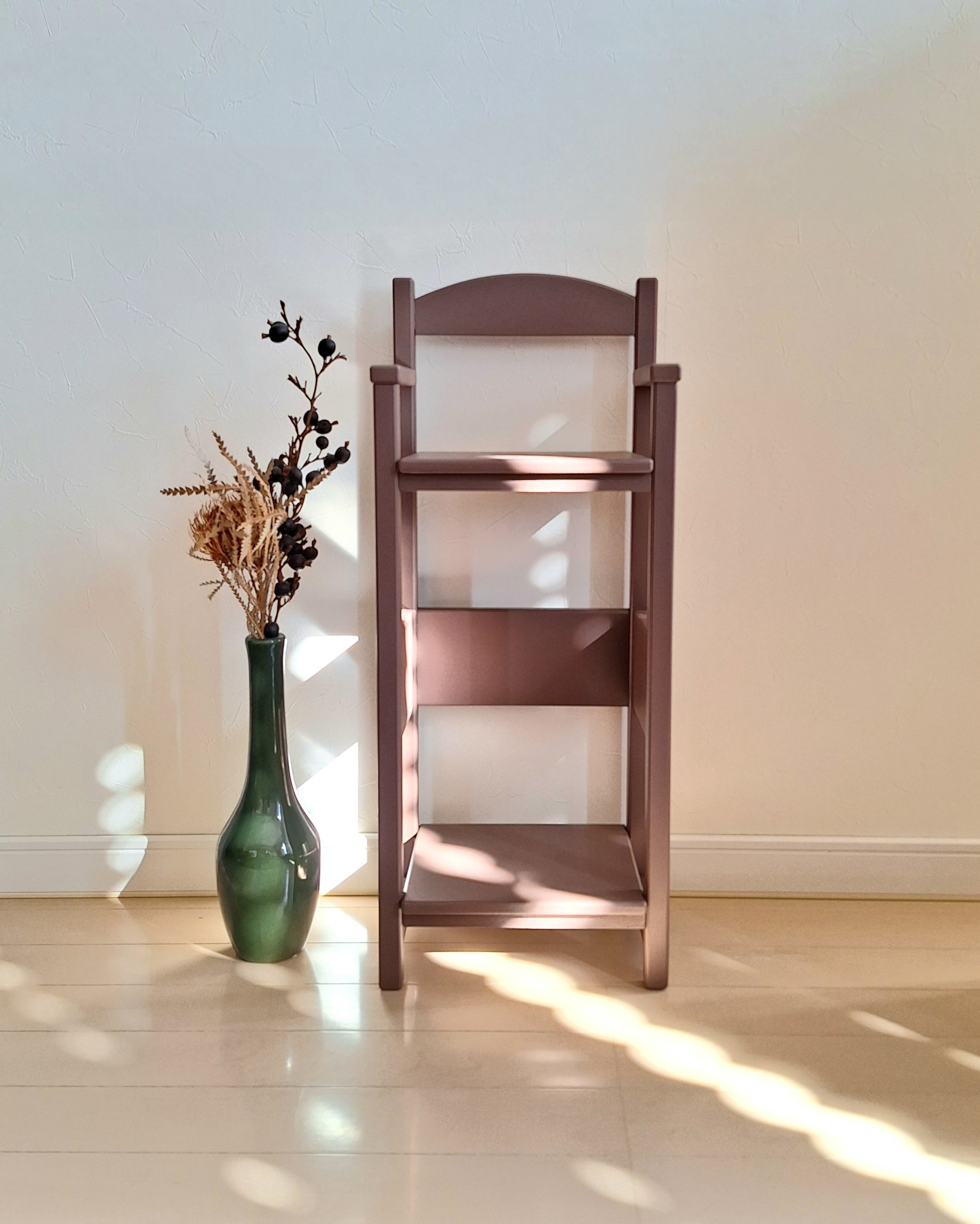 【受注製作】[W25cm] 全7色 ぬいぐるみ用２段ベンチ ラック 飾り棚 かわいい