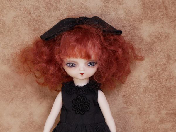 ビスクドール　オッドアイの子　創作人形