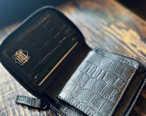 ラウンドジップ ショートウォレット 二つ折り財布 vent kobe 通販