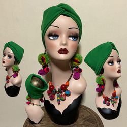 専用ページです インド綿 キャンディスカーフターバンキャップ ヘア