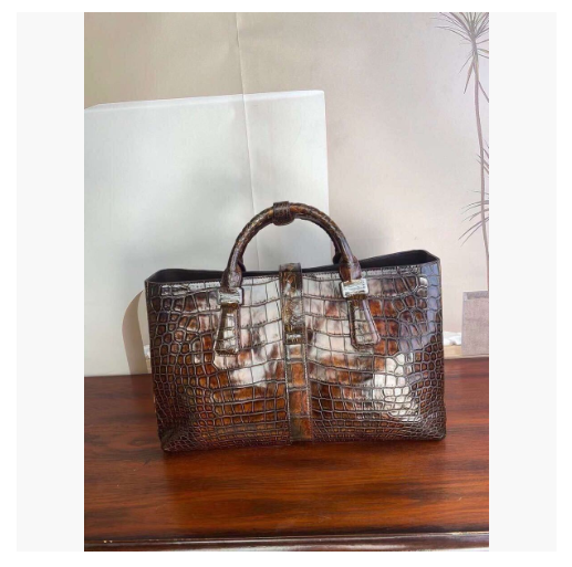 高級クロコダイルパティーヌ色染め大容量 バッグショウルターバック