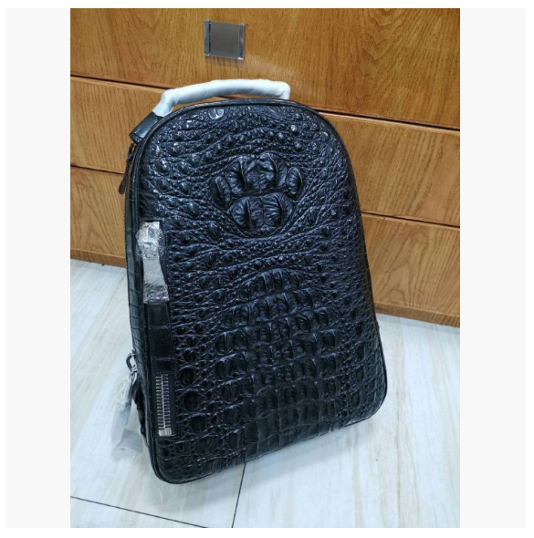 逸品 ワニ革 リュックサック クロコダイルレザー バックパック 鞄 旅行用バッグ メンズ 男性用 通勤 デイパック