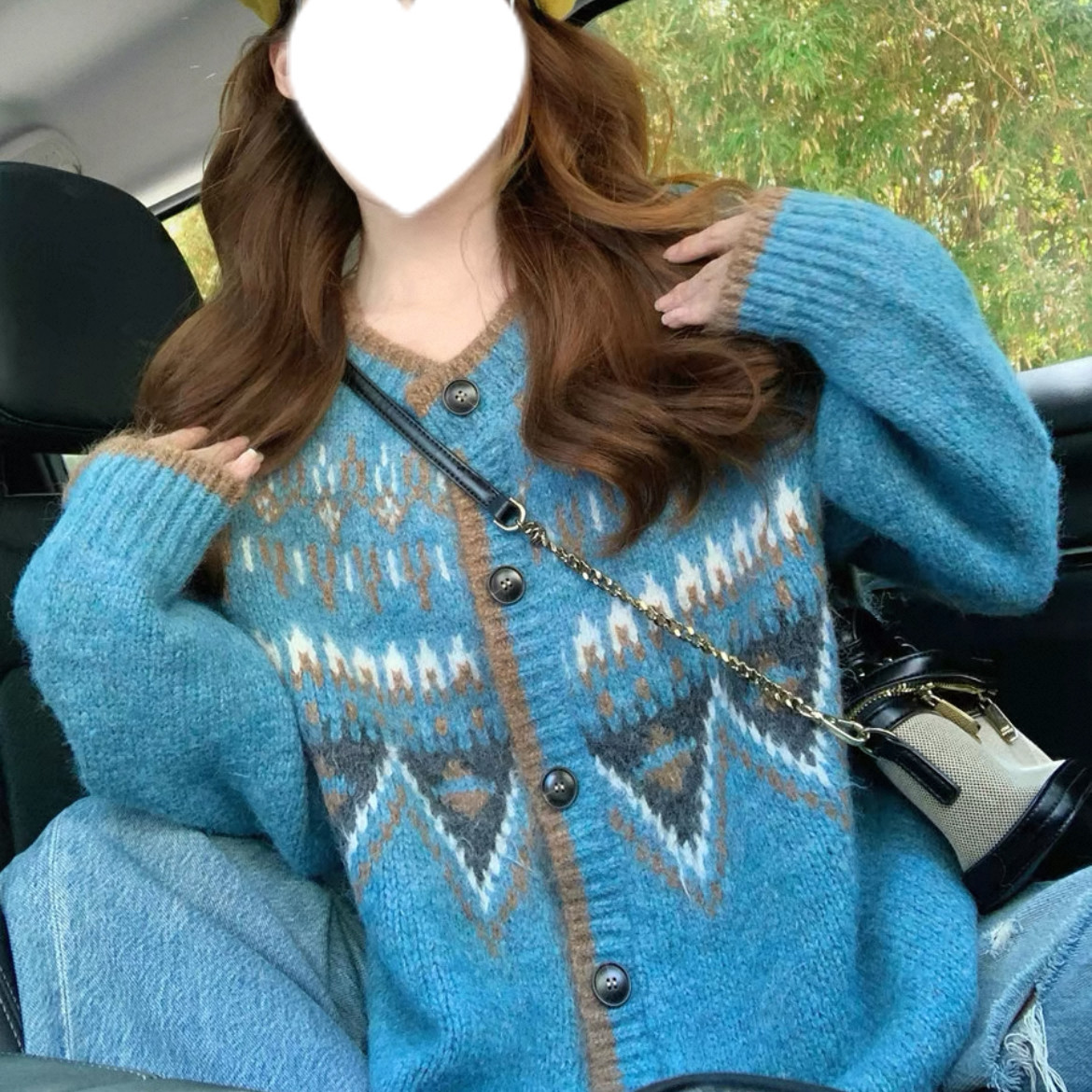 手編みニットカーディガン、大人が着たいお洒落なカーディガン、前開きニットセーター、防寒対策、秋冬ニットコート、厚手