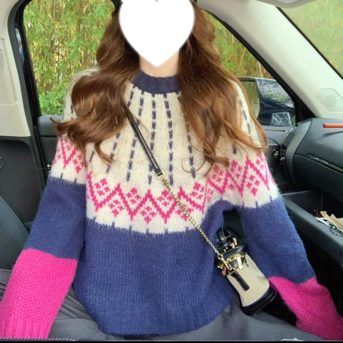 手編みニットセーター、大人が着たいお洒落なニットセーター、前開きニットセーター、防寒対策、秋冬ニットコート、厚手
