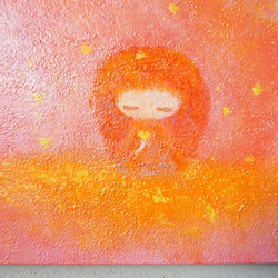 【Gold Heart】原画－キャンバス4号 2枚目の画像