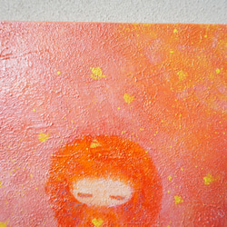 【Gold Heart】原画－キャンバス4号 3枚目の画像