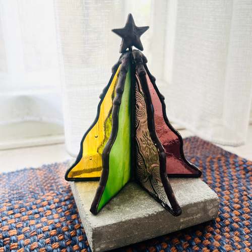 受注生産》ガラスのクリスマスツリー 〜colorful〜 その他インテリア