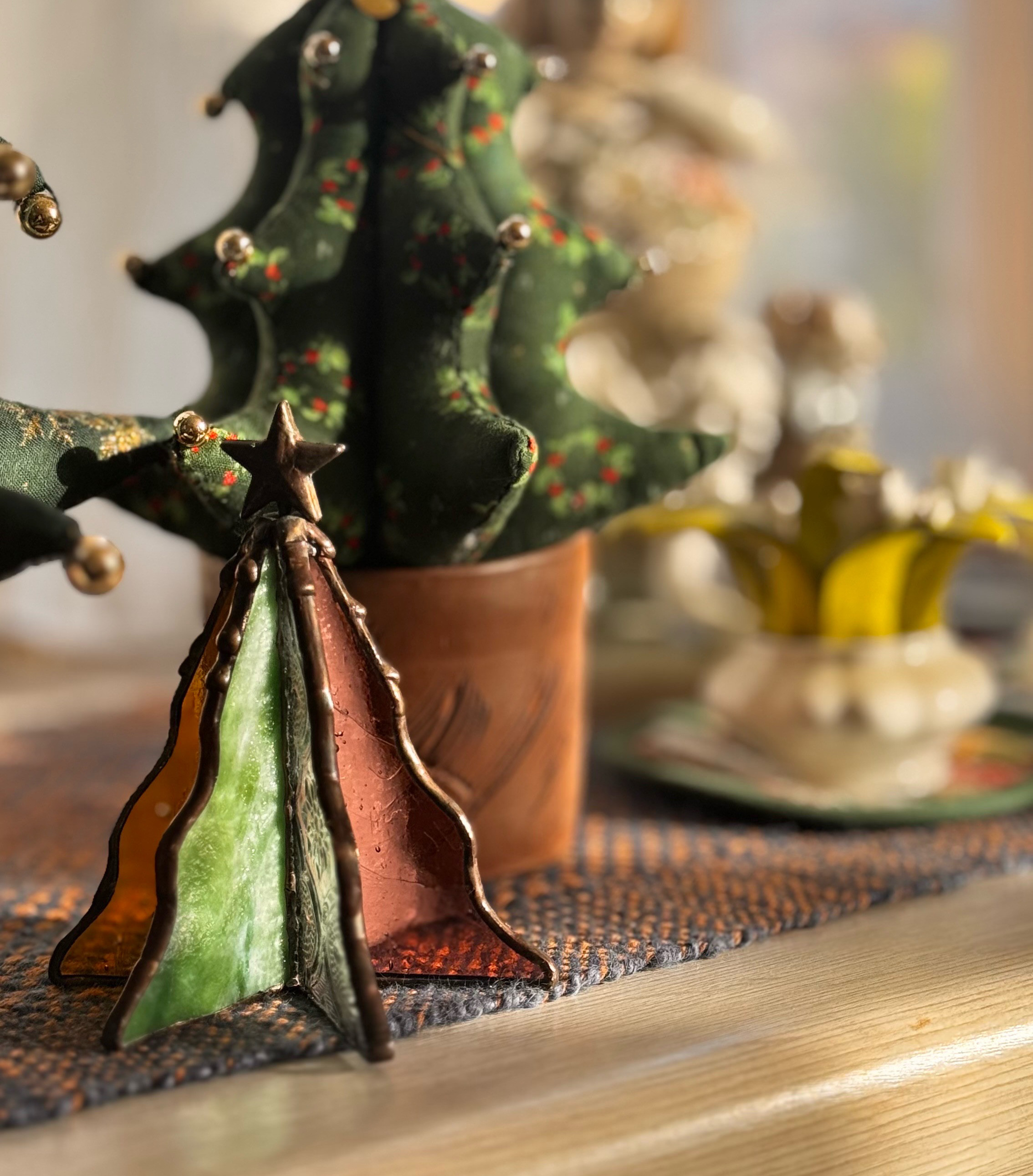 受注生産》ガラスのクリスマスツリー 〜colorful〜 その他インテリア