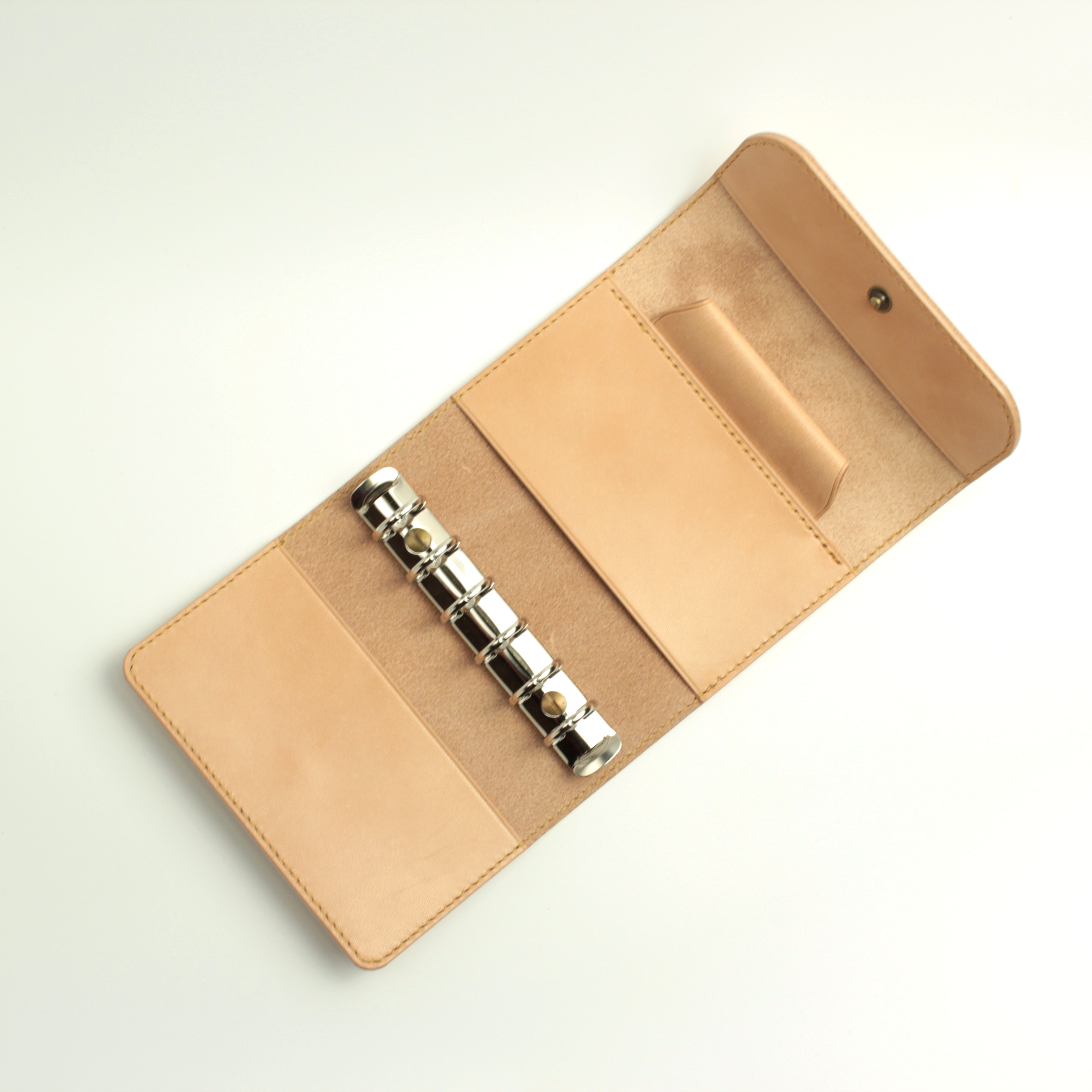 ミニ6 システム手帳 / 栃木レザー / フラップタイプ / ナチュラル