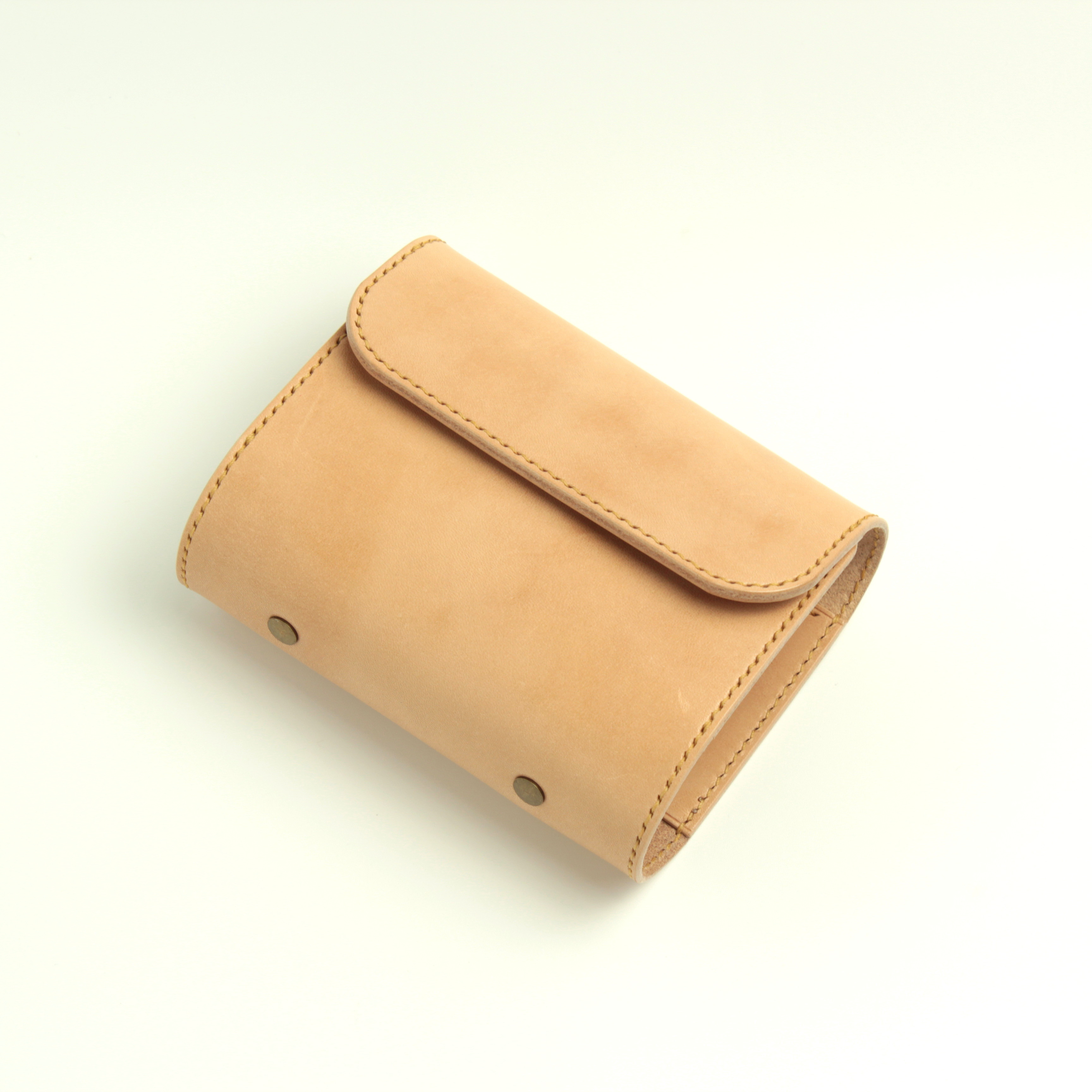 ミニ6 システム手帳 / 栃木レザー / フラップタイプ / ナチュラル