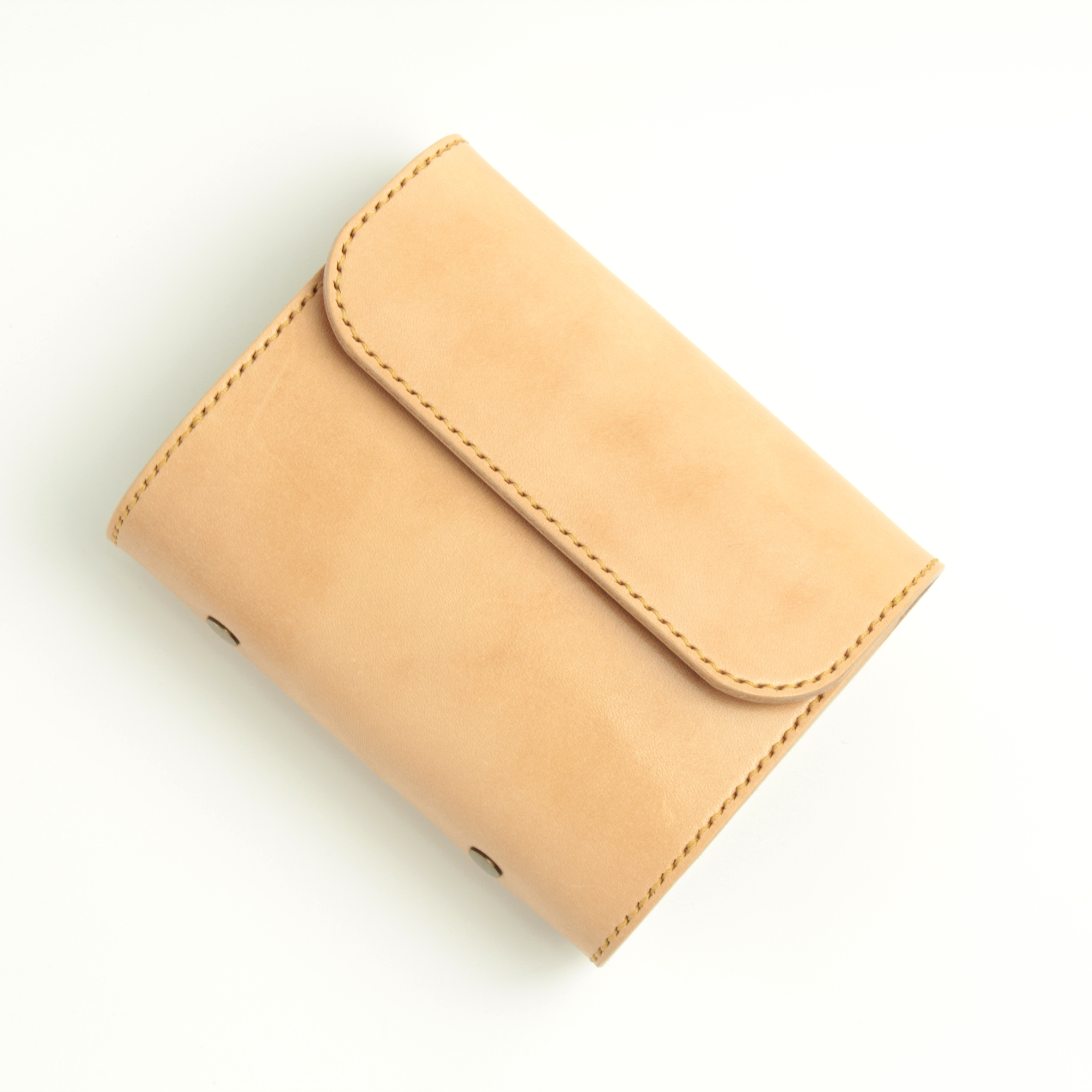 ミニ6 システム手帳 / 栃木レザー / フラップタイプ / ナチュラル