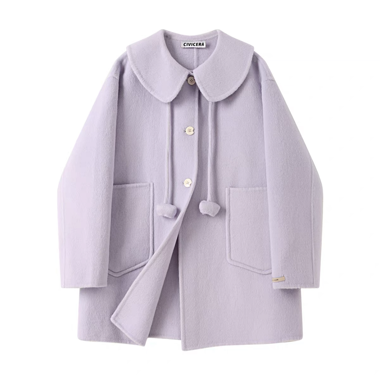 【冬支度新作】コート、レディース、 モコモコテディコート、厚手コート、秋冬コート、個性的、防寒対策