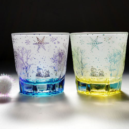 静雪ショットグラス（彩華）ペア グラス ART空（アートクー） 通販