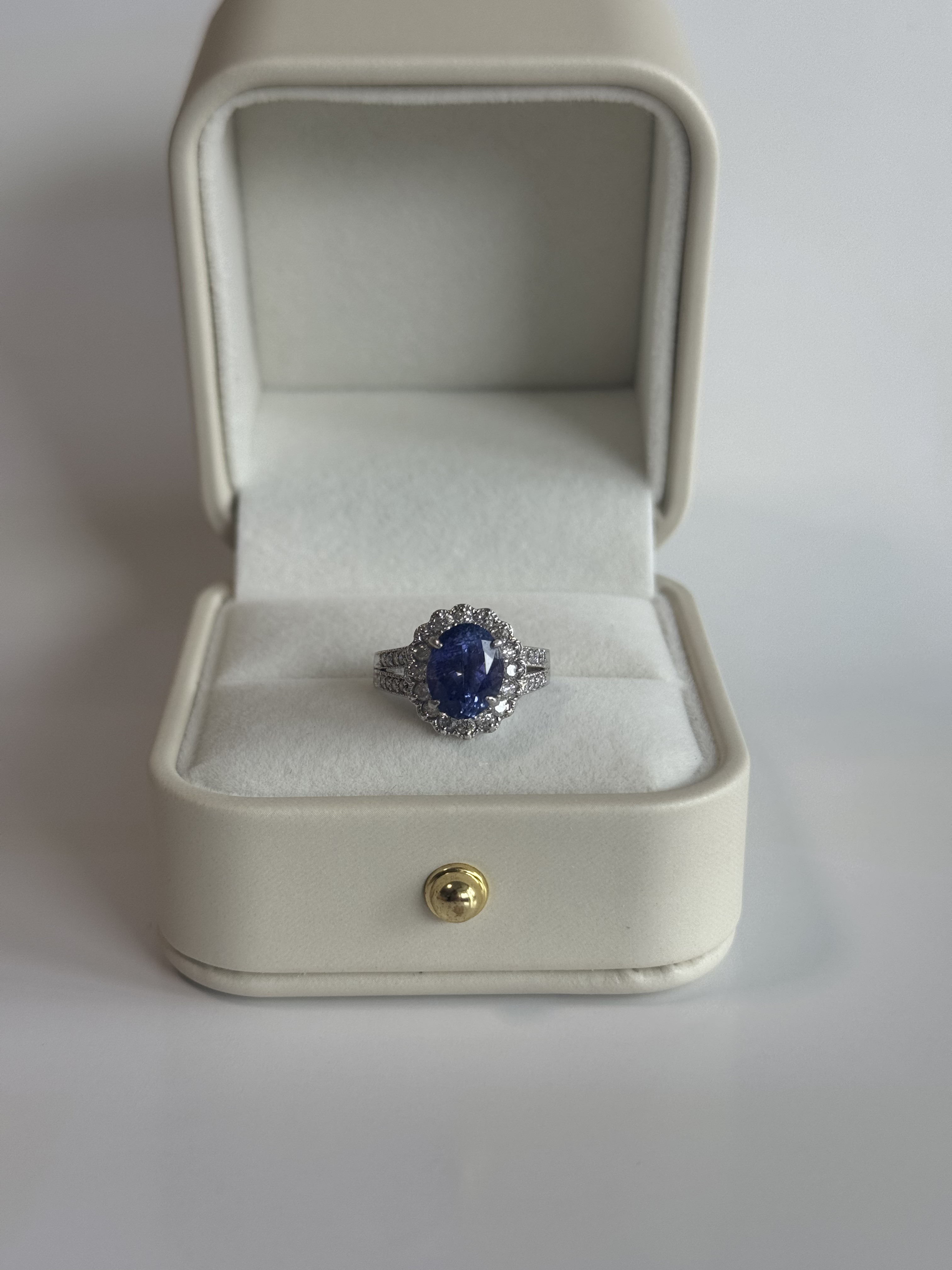 PT900 タンザナイト 2.79ct　ダイヤモンド