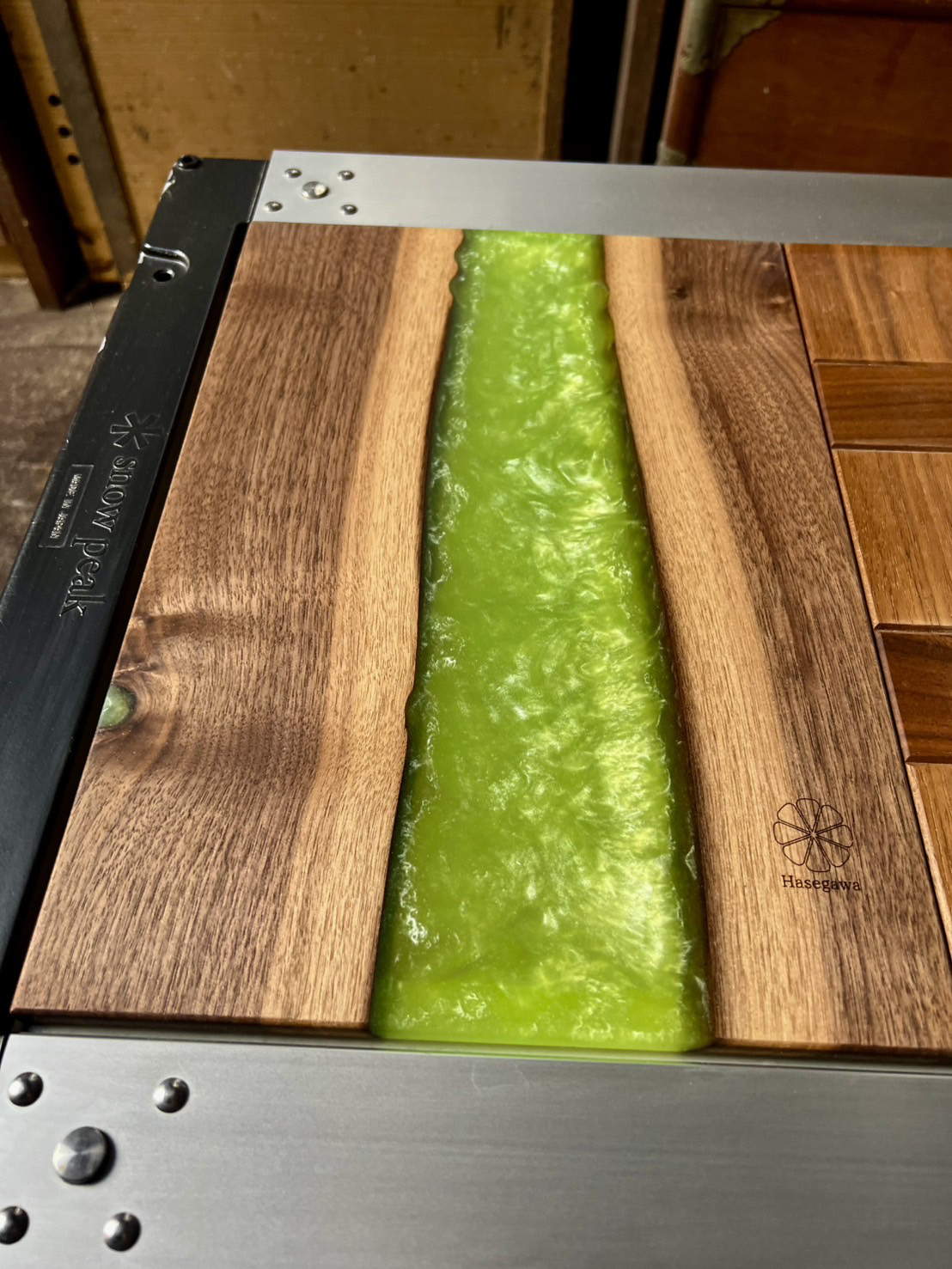 IGT用River天板(グリーンアップル)1ユニットサイズ