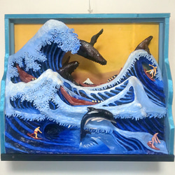 立体絵画の「時を考える人」(3D painting) 絵画 山川善作 通販