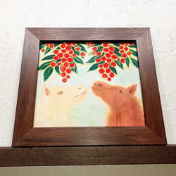 油絵 絵画 【いちごのミルフィーユ】 絵画 HR 通販 14256751｜Creema