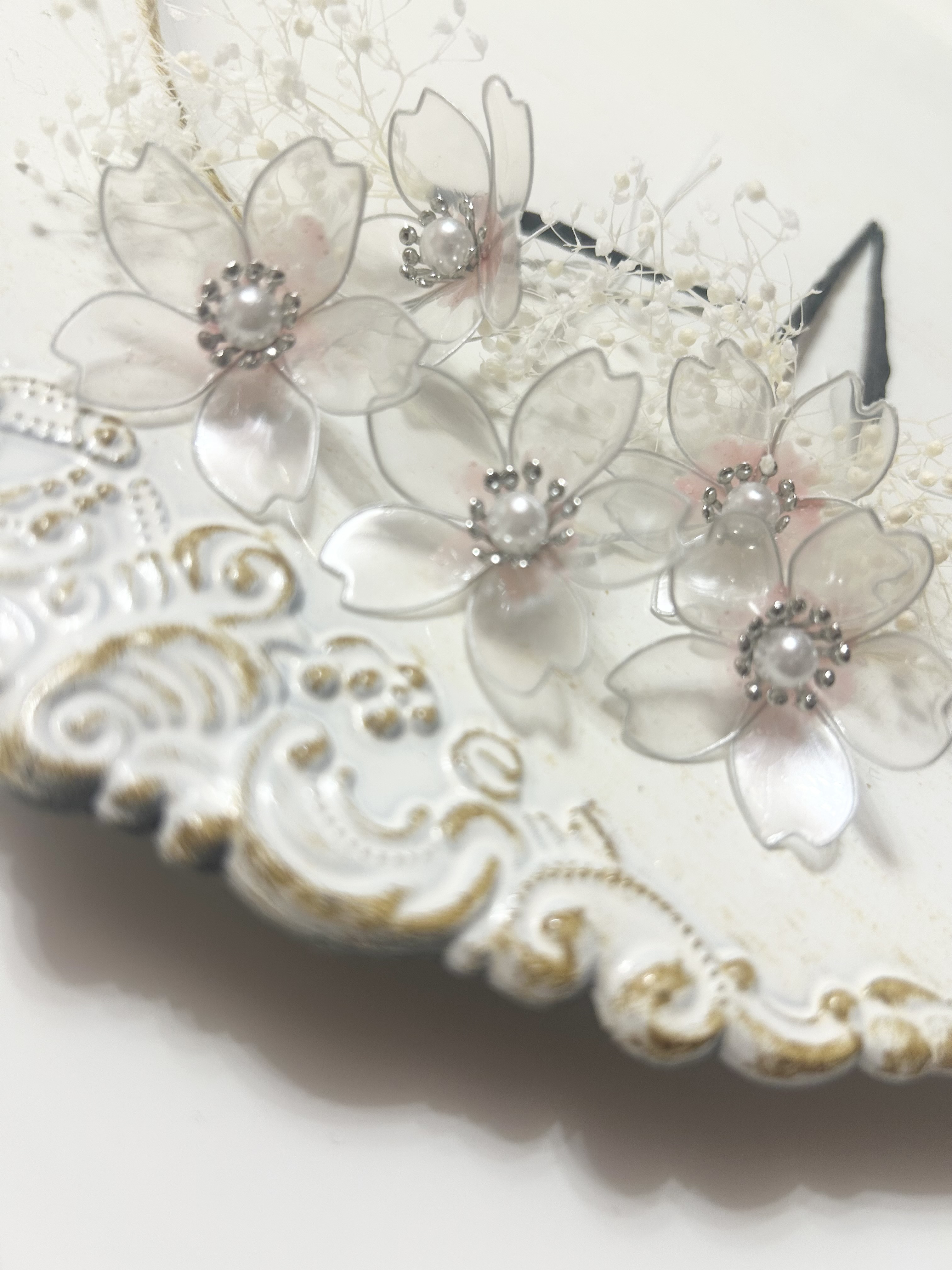 髪飾り　桜　成人式　ウェディング　卒業式 6,006円