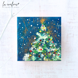 原画 絵画 『夜空に咲く』油絵 キャンバスサイズF4 気軽に アート 癒し