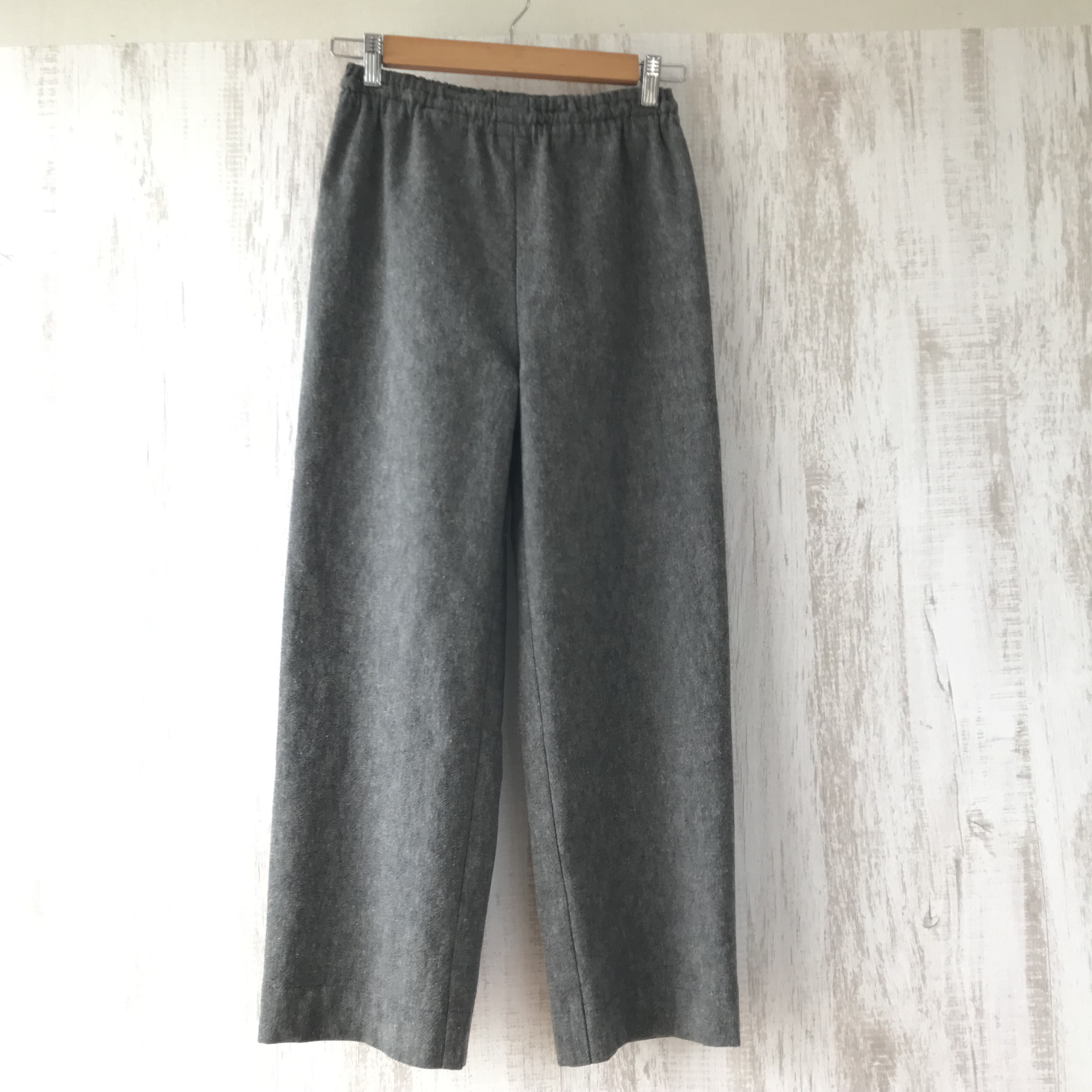 デニム風　ライトキャンバス地　総裏地付き　パンツ