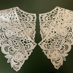 ヴィンテージ　レース　インテリア　ショール 付け襟　繊細 ec0c0b161480eb9aad3b76d12176b1