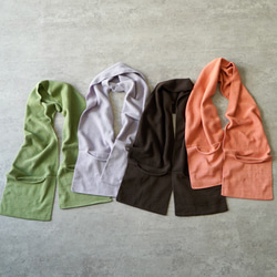 ちょうちんパンツ/グレー/三河木綿刺し子織り キュロット・ワイド