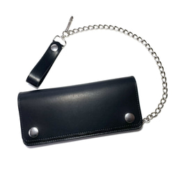 トラッカーウォレット ヴィンテージタロンジッパー チェーンセット 長