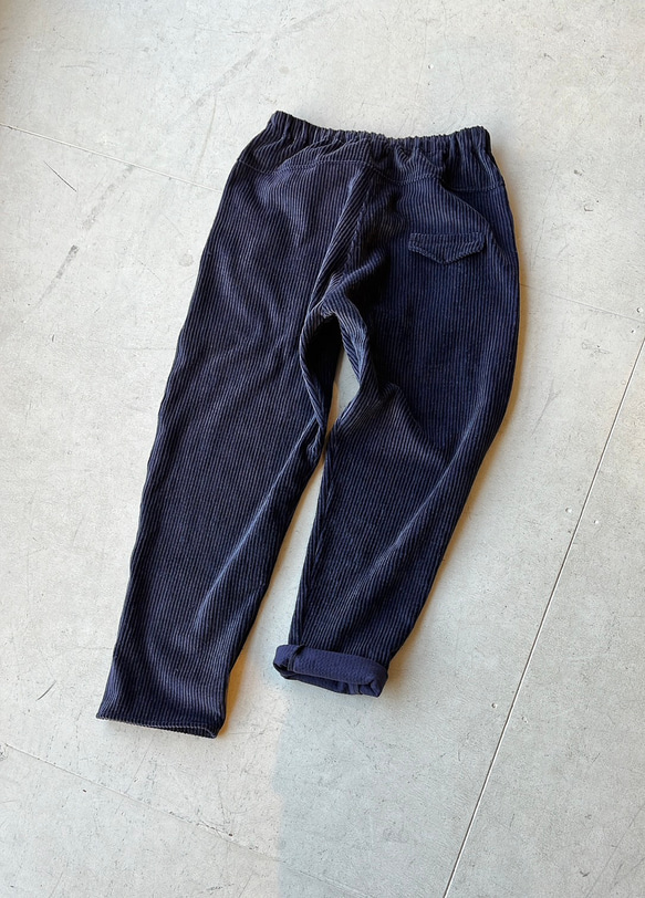 遠州織naturalコーデュロイ  サルエルパンツ 9枚目の画像