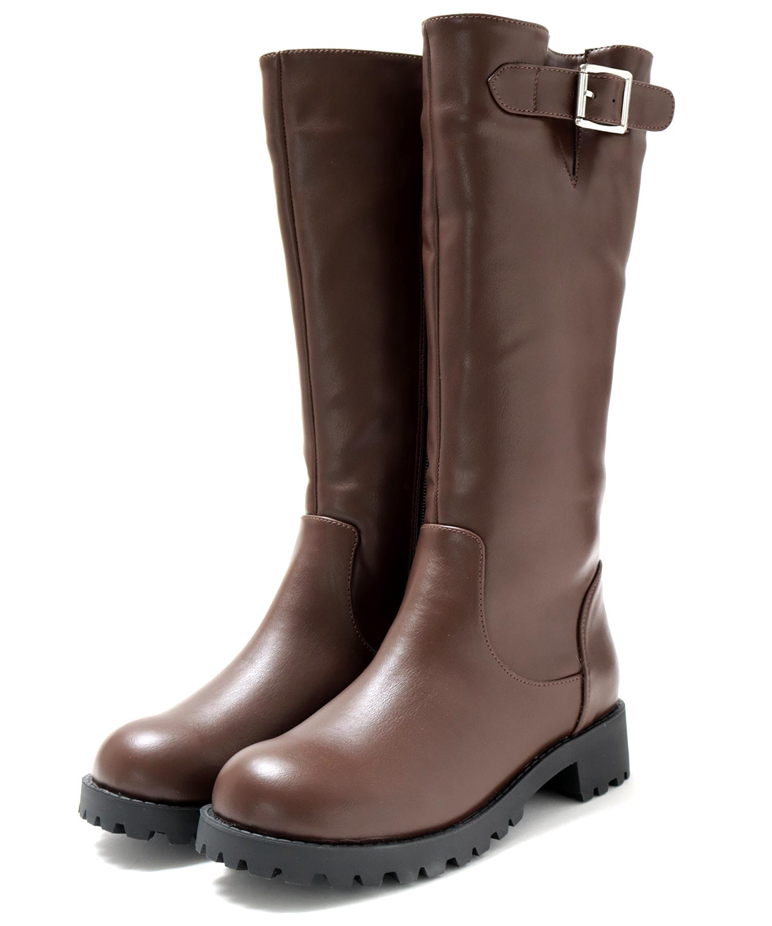 2,500円引きタイムセール中★シンプル！ジョッキーブーツ ヒール レディース ジュニア こども YDKB5701K