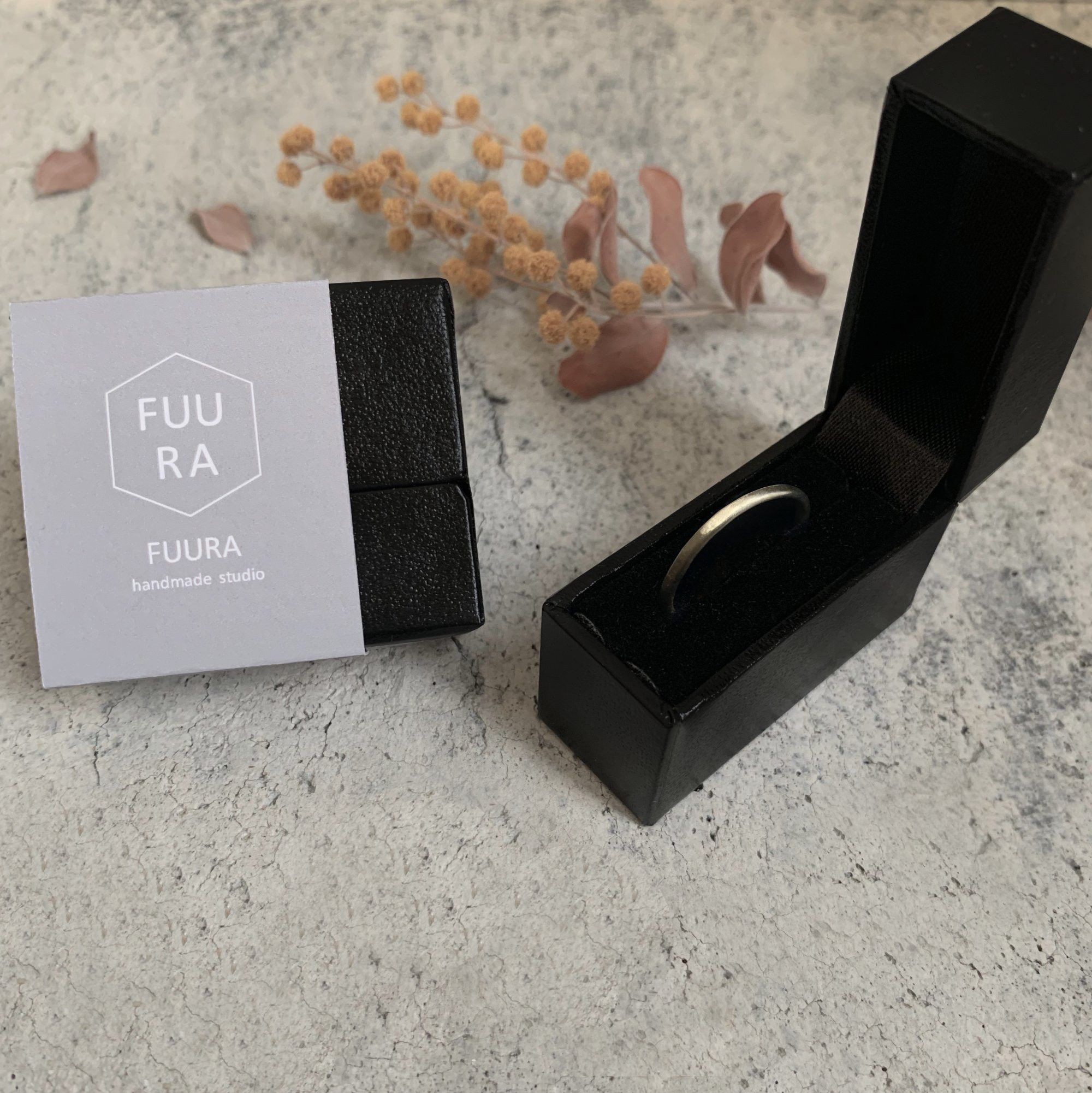 【K10】Diamond ring 槌目マット/イエローゴールド/指輪/リング/ダイヤモンド