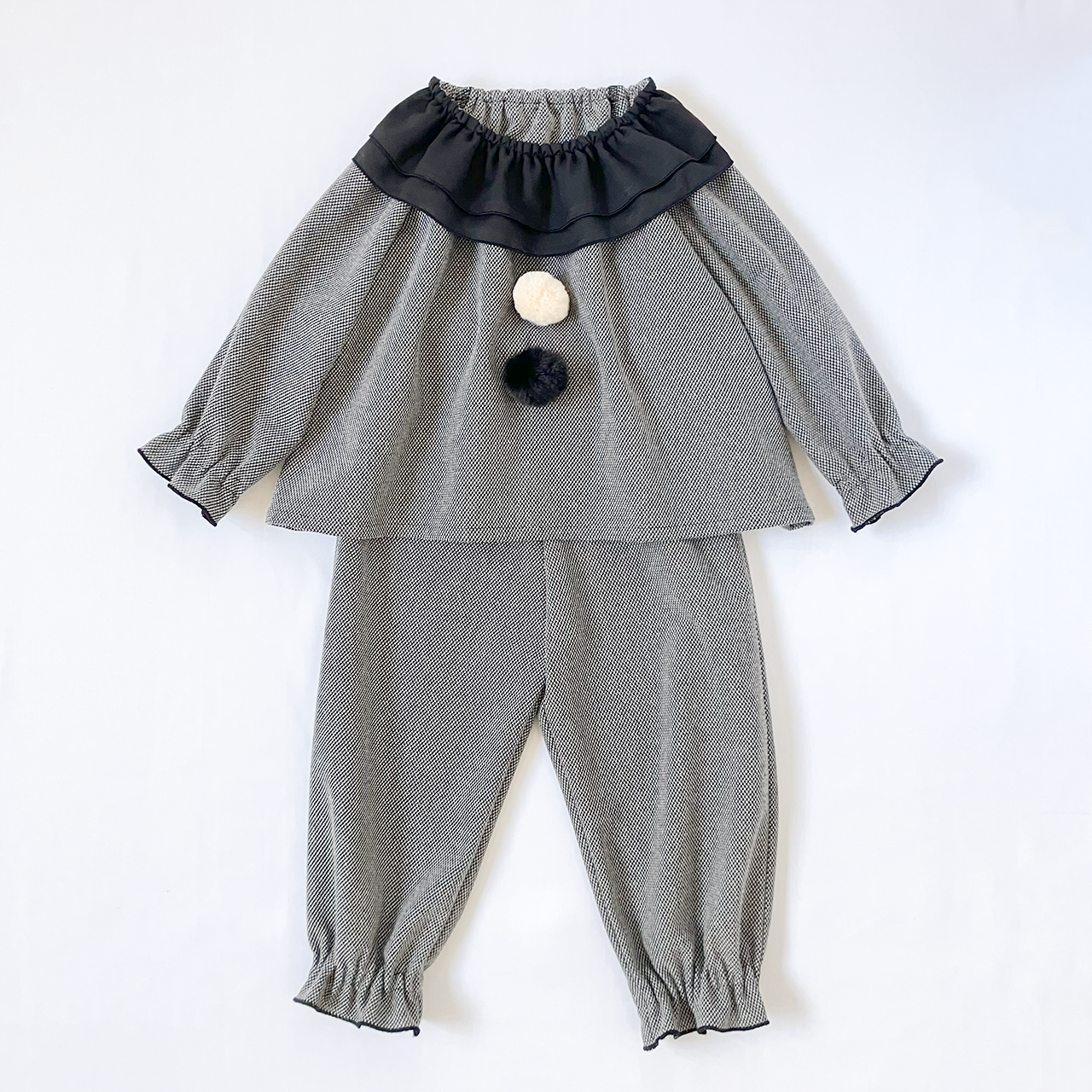 ピエロ風セットアップ　ハロウィン　パーティ　イベント