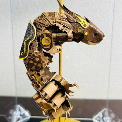 廻る！メリーゴーランド」（スチームパンク風～竜～）立体切り絵