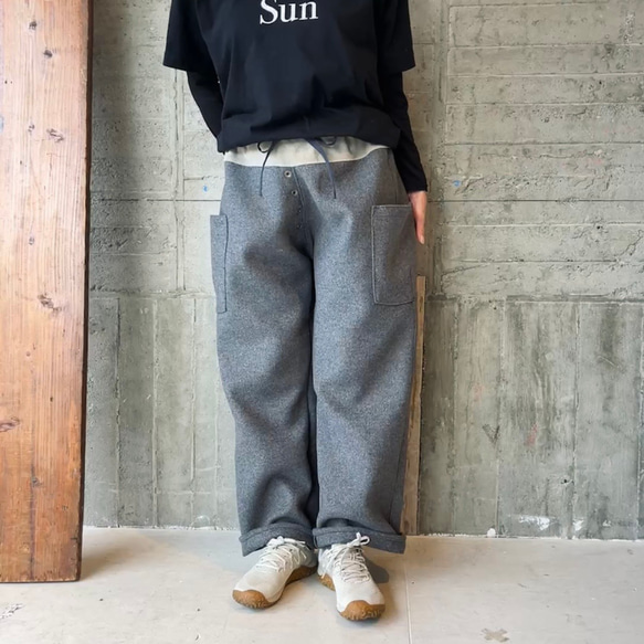 イタリアwool ＊boyみたいなストレートパンツ 7枚目の画像