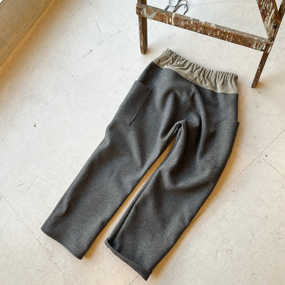 イタリアwool ＊boyみたいなストレートパンツ 11枚目の画像