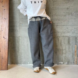 イタリアwool ＊boyみたいなストレートパンツ 2枚目の画像