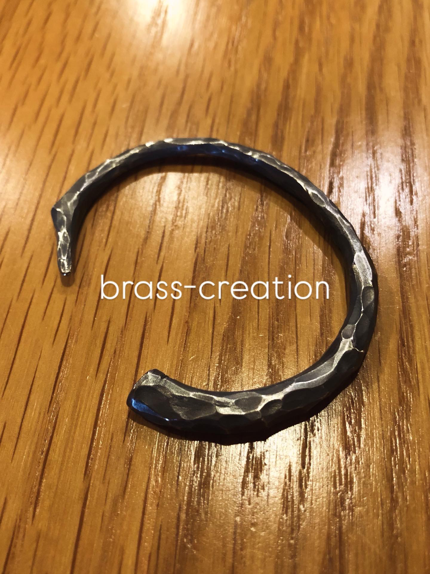 titanium bangle “rock” custom 2 純チタン製バングル 岩肌 ブレスレット