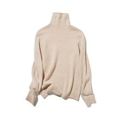 舒適時尚的針織毛衣，秋冬季必備單品。 100%羊毛，米色，貨號251120-1。 第6張的照片