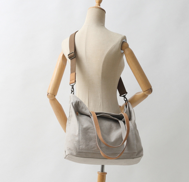 レザー キャンバストートバッグ  ショルダー バッグ  A4 肩掛けバッグ メンズ レディース バッグ  5色選択可