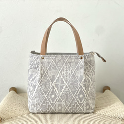 ⚮̈ミナペルホネン mottoかくれんぼトート smile flower トートバッグ