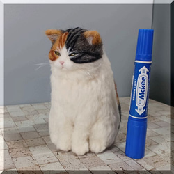 羊毛フェルト フェネック フェネックギツネ 動物フィギュア 羊毛