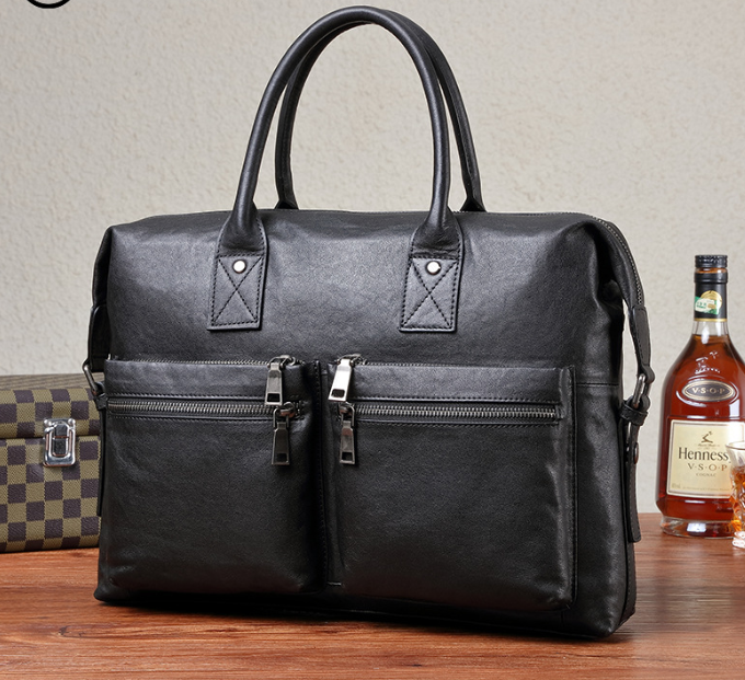 メンズ レザー ショルダーバッグ ビジネス トートバッグ 通勤通学 A4 出張 鞄 バックパック 本革 大容量