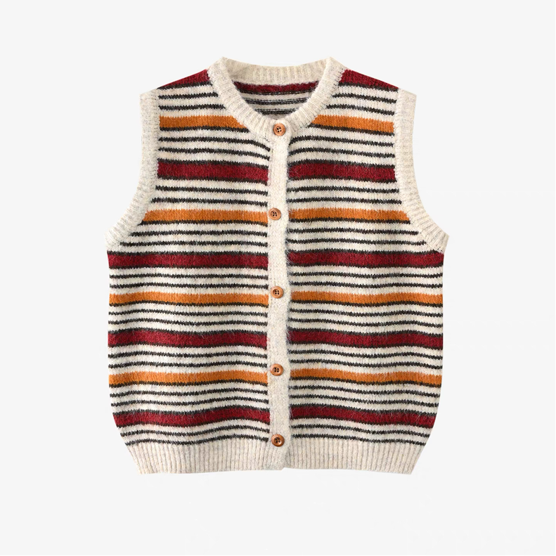 ニットベスト レディース 大きいサイズ おしゃれ シンプル