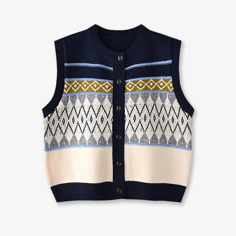 ニットベスト レディース 大きいサイズ おしゃれ シンプル