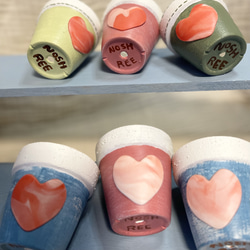 ノベルティ付】リメ鉢 リメイク鉢 ハート 推し鉢 2号 植木鉢