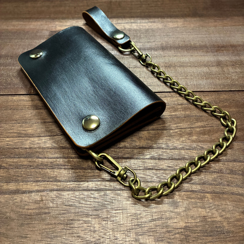 姫路産 ホースハイド ミドルトラッカーウォレット 二つ折り財布 S-crft