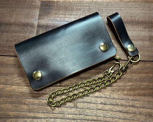 姫路産 ホースハイド ミドルトラッカーウォレット 二つ折り財布 S-crft